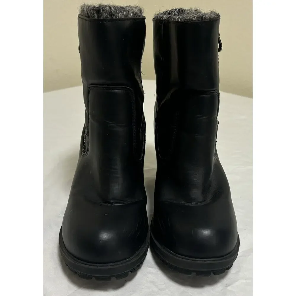 Charlotte Russe Women’s Size 8 Booties Black Ankle Block Heels Platform Chunky